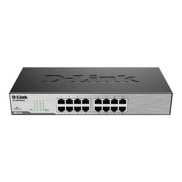 D-Link 16-Port 10/100 Desktop Switch DSS-16+
